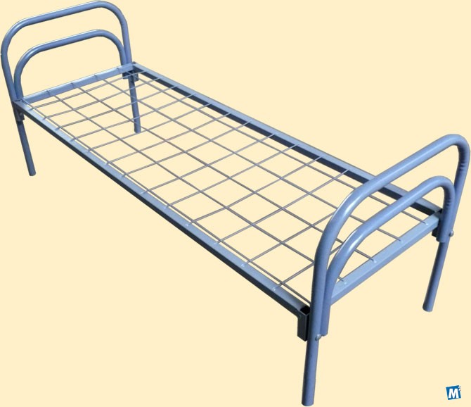Кровати с металлической сеткой и спинками из ДСП Брянск - изображение 1