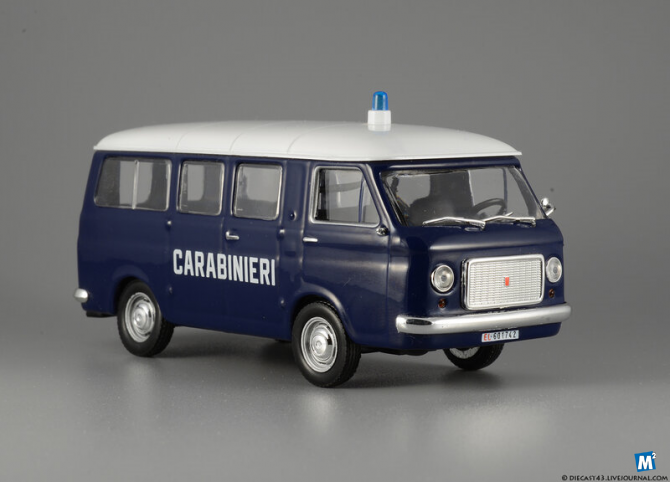 Полицейские машины мира №2 FIAT 238 CARABINIERI 1967.Полиция италии   Липецк - изображение 1