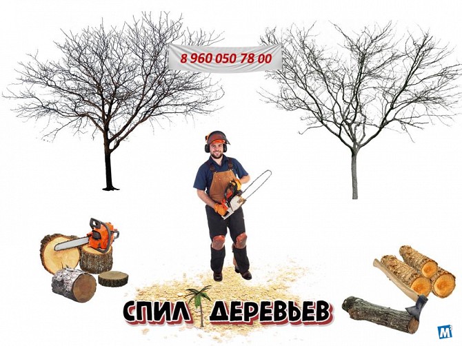 Спил небольших деревьев, кустарников в Казани Казань - изображение 1