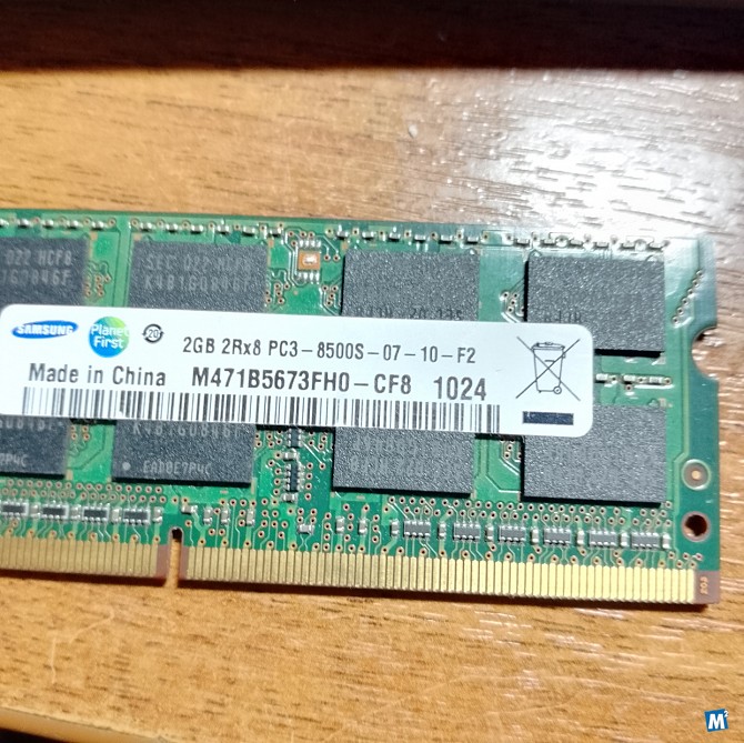 Память для ноутбука Samsung DDR3 2 Гб Сочи - изображение 1