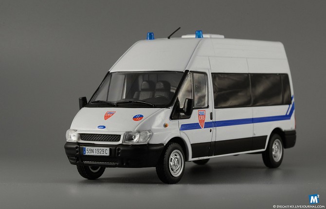 Полицейские машины мира №41 FORD TRANSIT,полиция Франции Липецк - изображение 1